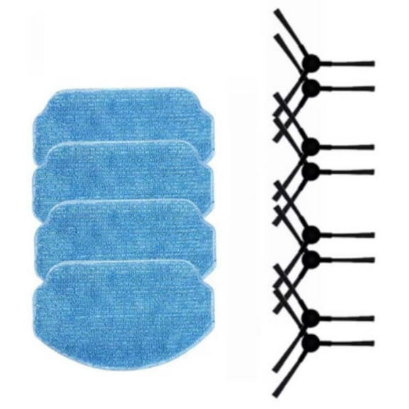 For MAMNV BR150 BR151 Robot Vacuum Cleaner Parts - 2-in-1 Filter Brush Mop Pad Set for ONSON BR150 MANVINS G20