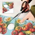 thumbnail image 6 of Yayeee Faucet Mat for Kitchen Sink 14.7" Diatomite Long Splash Guard Pad, Orange Floral Tomatoes, 6 of 7