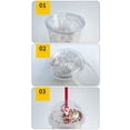 thumbnail image 6 of ZPAQI Christmas Themed Reusable Water Tumbler Glitter Cup with Straw and Lid 450ml, 6 of 10