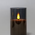 thumbnail image 2 of Velas LED sin llama con cera real, luz blanca cálida parpadeante para decoración de bodas en festivales, LED de ahorro de energía que garantizan un brillo infinito (3 piezas), 2 of 7