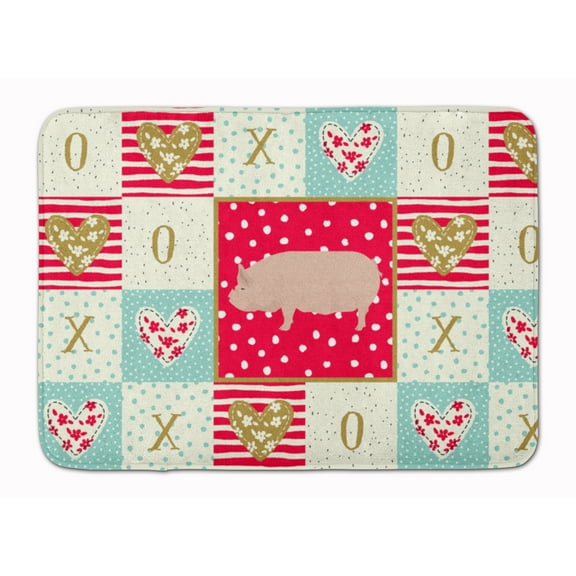 Welsh Pig Love Machine Washable Memory Foam Mat