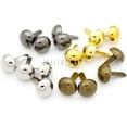 thumbnail image 5 of CRAFTME STUDIO Round Brads Purse Feet Handbag Nailhead Spike Prong Studs, 50 PCS 20 mm (13/16 Inch) (Silver), 5 of 6