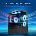 thumbnail image 5 of Ningmei Lumishore Gaming PC AMD Ryzen 7 5700G 16GB RAM 1TB SSD PC Gaming Black, 5 of 7