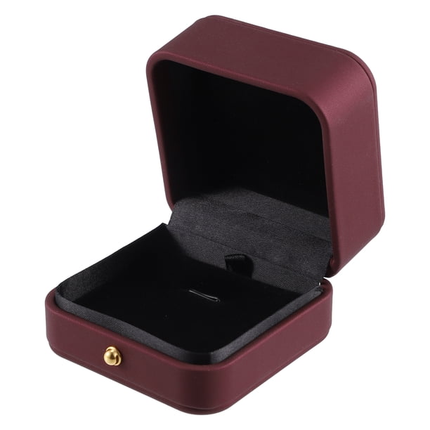 Caja Colgante Unique Bargains de Almacenamiento de joyería Organizador de plástico para boda Rojo