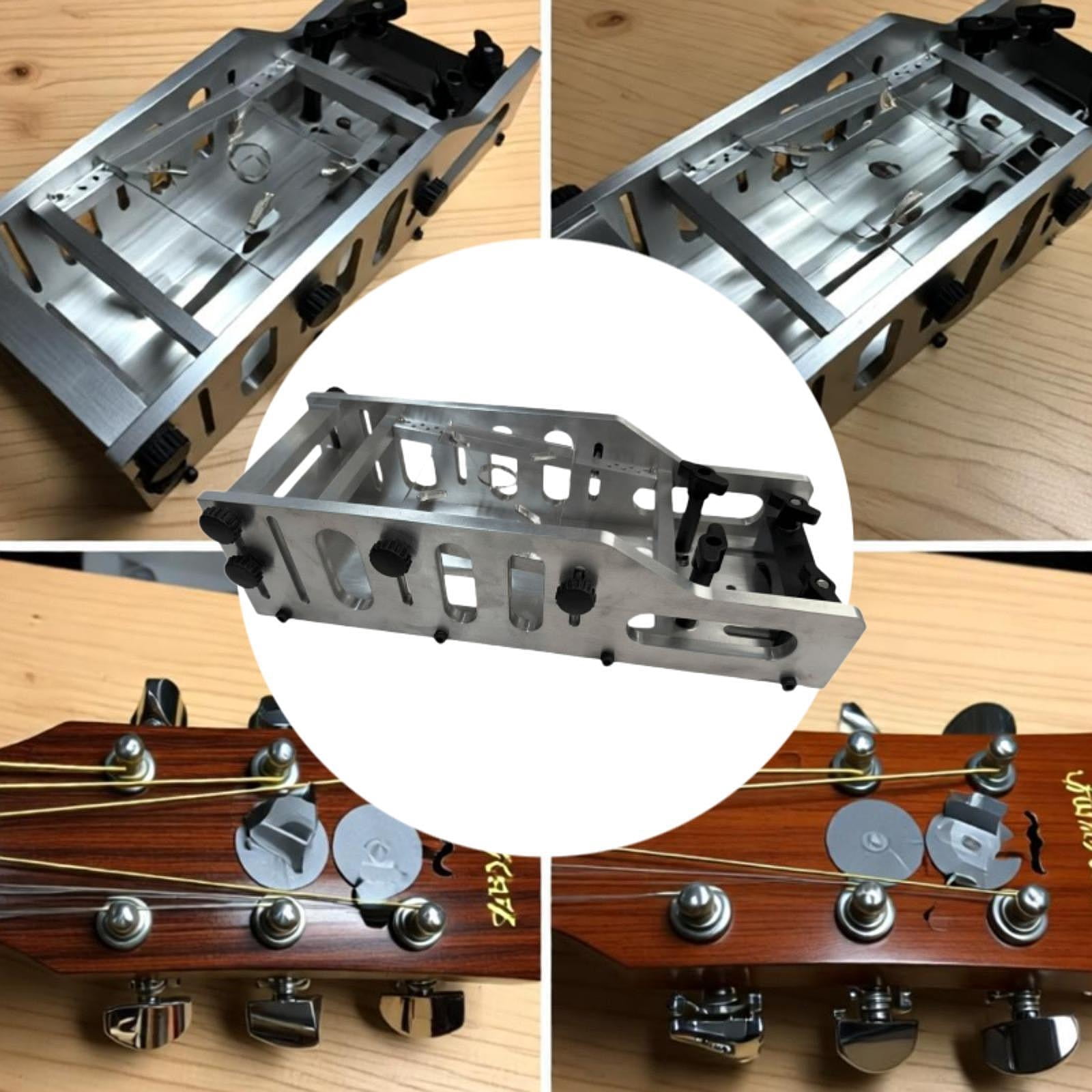 LeeQinersw Guitar Head Fracture Repair Slot ,Head Repairing Gasket Versatile ,Long Performance Practical Reinforcement Tool for Bakelite