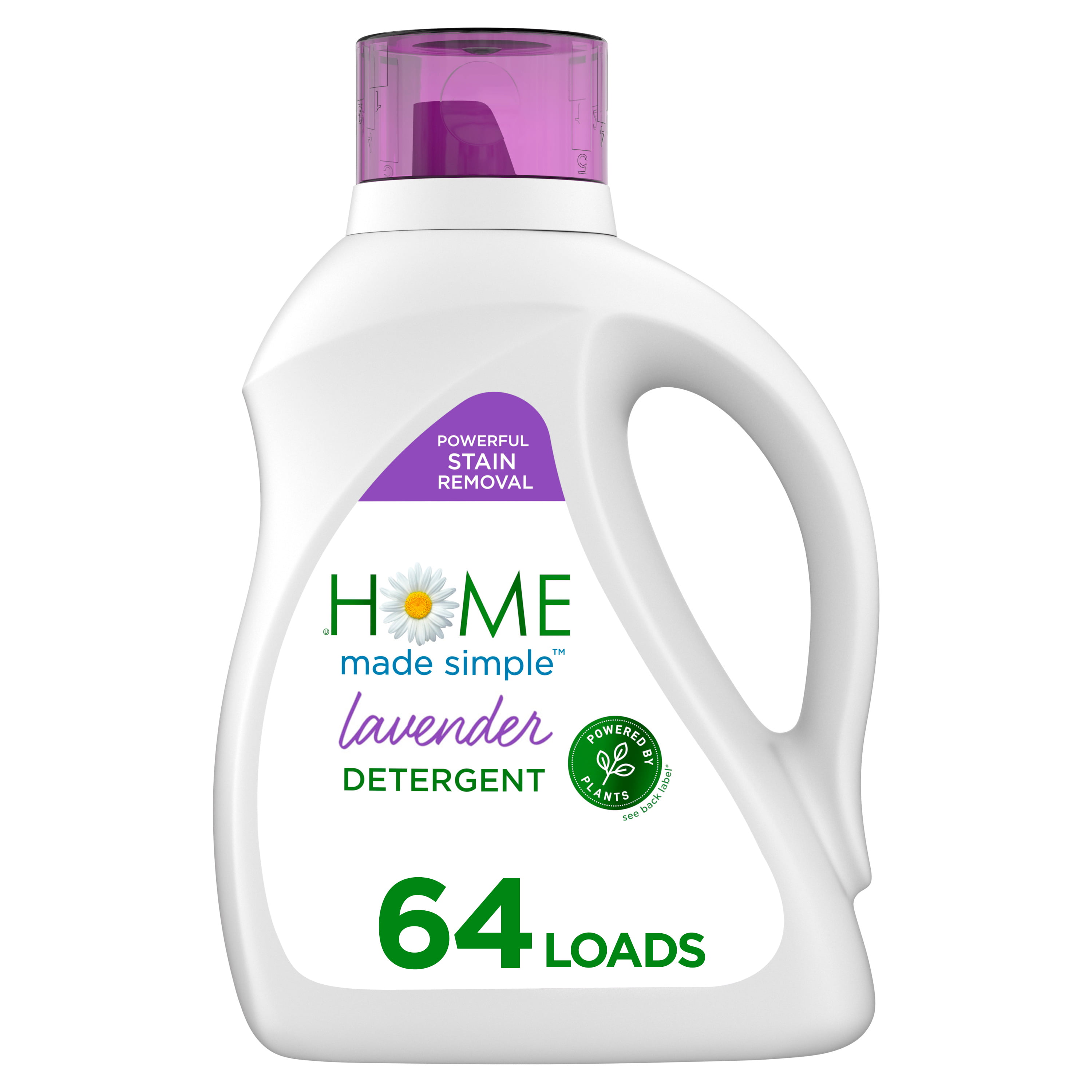 Home Made Simple Lavender 64 Loads, Liquid Laundry Detergent, 100 Fl Oz