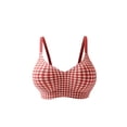 thumbnail image 2 of Lixiuxyad Enhancing Push Up Bra For Seamless T Shirt Bra With Light Support And Side Coverage,Bras for Women Red M, 2 of 3