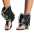 thumbnail image 3 of NOKIO Affordable Women'S Summer Slides Women Sandals Ladies Ethnic Retro Bohemian Tassel Outdoor Flip Flops Sandals For Women Shoes, 3 of 5