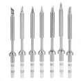 thumbnail image 3 of Soldering Iron Tips Replacement, 7 Types Wear Resistant Quick Temperature Rise Soldering Iron Tip, High Hardness Rust-proof For TS100 Soldering Iron, 3 of 8