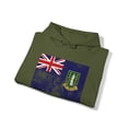 thumbnail image 4 of British Virgin Islands Pride Flag Hoodie, Gifts, Hooded Sweatshirt, 4 of 4