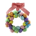 thumbnail image 3 of Sentmoon Wreath Wreaths Easter Table Decor Easter Wreath Decorations Artificial Flower Festive Wreaths Tabletop Candlestick Wreath Decorations Suitable for Indoor and Outdoor Easter Decorations, 3 of 7