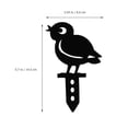 thumbnail image 2 of Houderco 2Ud Señal De Jardín Con Gallina De Hierro Negro Para Exterior Y Patio Duradera, 2 of 7