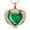 Rose/Green, variant on God has you in his arm i have you in my  heart -angel wing crystal heart Cremation Urn Pendant Cremation Jewelry for Ashes Urn Necklace
