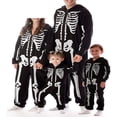 thumbnail image 1 of Ensembles de Pyjamas Assortis pour Famille une Pièce à Capuche Pyjamas Squelette d'Halloween Ensemble de Pyjamas de Vacances, 1 of 6