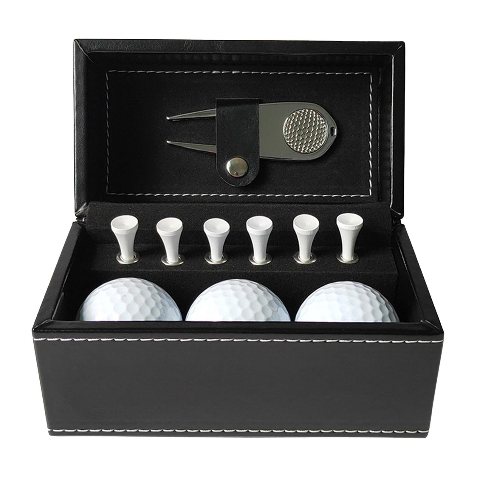 GARENDE Golf Ball Gift Set Gift Package Golf Balls for Men Women Golfers Golf Course Argent Tool