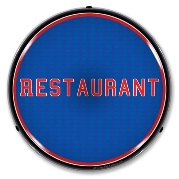 Collectable Sign and Clock Restaurant LED Lighted Premium Sign