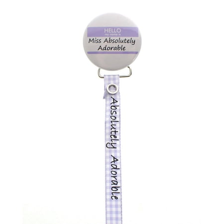 Miss Absolutely Adorable Pacifier Clip