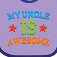 thumbnail image 4 of Inktastic My Uncle is Awesome Boys or Girls Baby Bib, 4 of 4