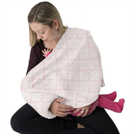 UPC: 0064408628761 | Kushies GoPillow Wearable Breastfeeding Pillow Pink Print