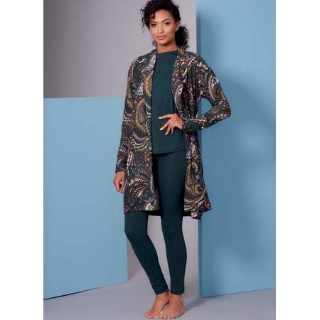 Vogue Sewing Pattern 1852 Robes, Tops, Dresses, Trousers