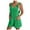 Green, variant on Diufon Overall Shorts for Women Summer Short Sleeveless Round Neck Jumpsuits Solid Color Rompers with Pockets
