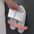thumbnail image 1 of Bathroom Slippers Rack,Wall-Mounted Storage,Punch Frees,Toilet,Wall Shoe Holder,Easy Install,Storage Rack,Space-Saving,Non-Slip,Modern Design,Footwear Organizer,PENDANE,Pink, 1 of 9