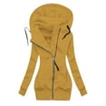 thumbnail image 1 of Women Solid Color Coat Button Down Overcoat Long Sleeve Cardigan Warm Winter Overcoat Fluffy Jacket Windproof Outer Coat, 1 of 2