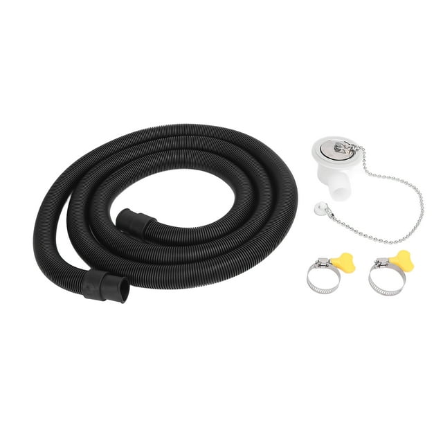 Adaptador de Alcantarilla de Manguera de Fregadero, acero inoxidable RV Fregadero Conector de la Manguera Kit Fugas de Fuga Espacio para Ahorrar Sellado Para Fregadero de