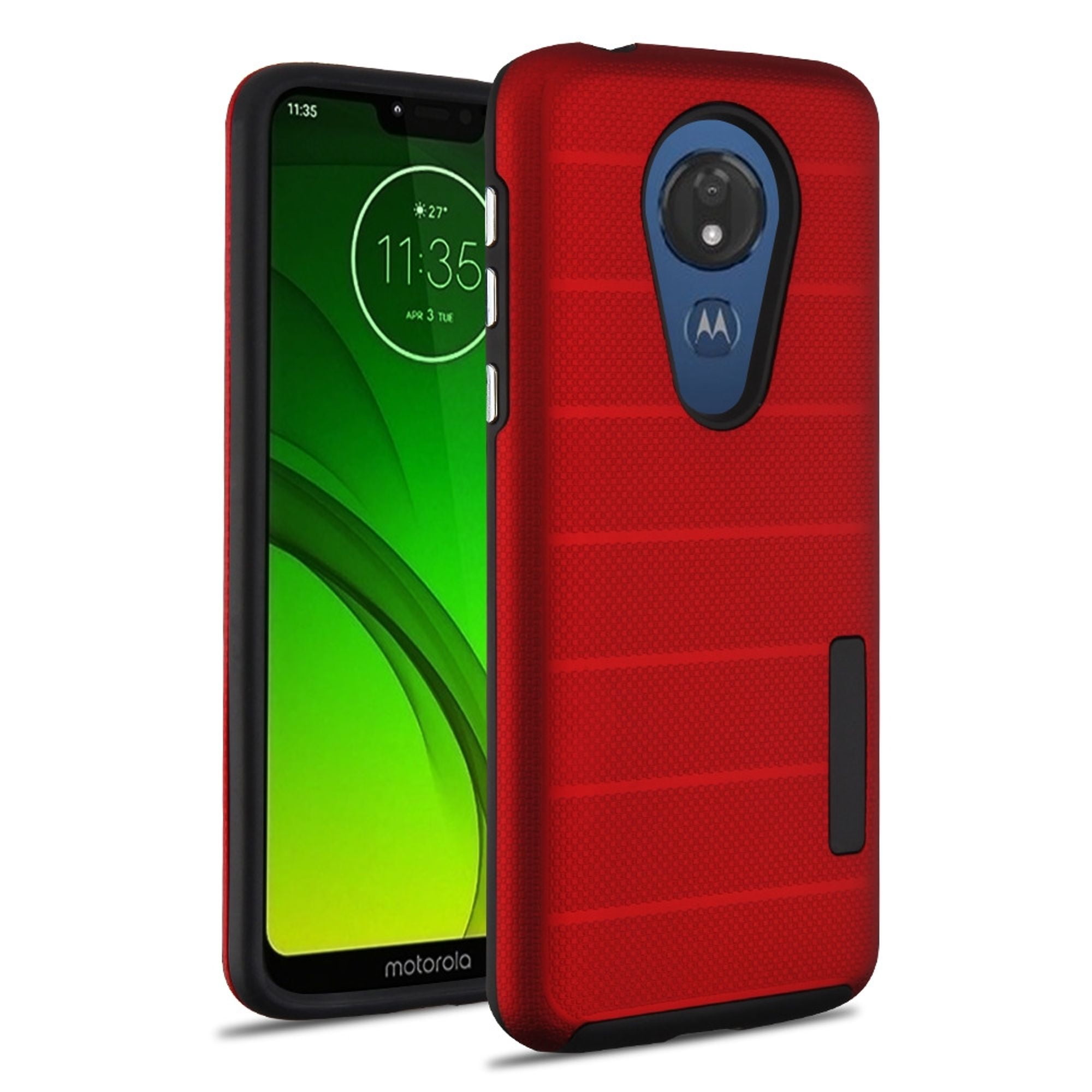 For Motorola G7 Supra / G7 Power Case, by Insten Dots Textured Fusion