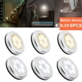 thumbnail image 1 of Cordless LED Motion Sensor Night Light Battery Operated Indoor Under Cabinet Step Lighting (1pc ), 1 of 8