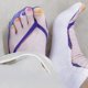 thumbnail image 3 of 5 Pares de con Chanclas con Estampado de Manicura en 3D Divertidos Ocultos CóModos para Correr Tobilleros de Corte Bajo Personalizados para Mujer, 3 of 10