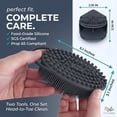thumbnail image 3 of Avilana Silicone Body Scrubber with Soft Bristles, Exfoliating Brush for Dry Skin and Cellulite, 3 of 8
