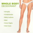 thumbnail image 2 of Cucumber Scented Deodorant Stick for Women, 48h Protection, Aluminum-Free Whole Body Care Solution, 2 of 5