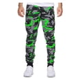 thumbnail image 4 of Homeyce Mens Sweatpants Camo Pants with Pockets Camouflage Sweatpants Straight Leg Big and Tall Casual Lightweight Cargo Sweats Lounge Pants Elastic Waist Drawstring Joggers Trouser,Green 2XL, 4 of 5