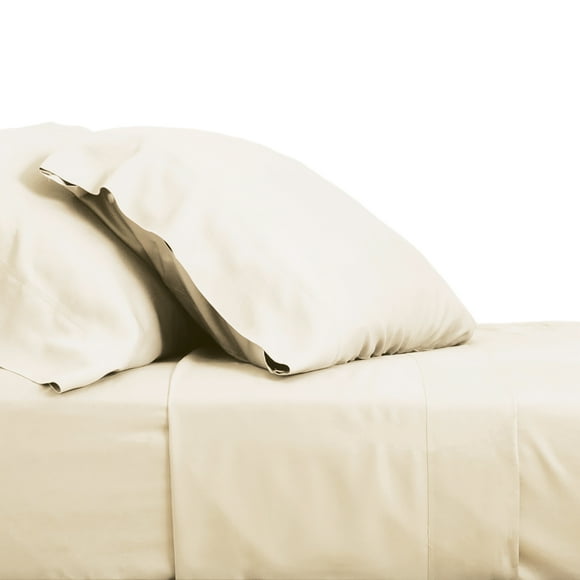 Cariloha Funda de almohada Juego de fundas de almohada Resort Bamboo - Estándar de leche de coco 2 Pc Cariloha Cariloha Funda de almohada 2 Pc