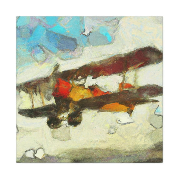 Vintage Airplane Impression - Canvas