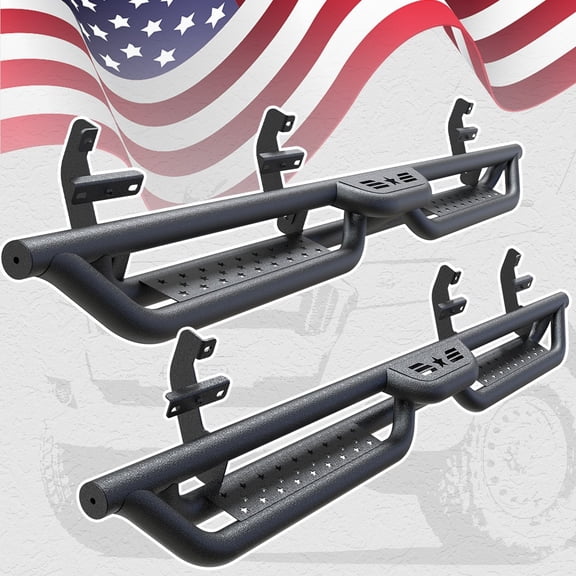 6" Running Boards for 2015-2025 Ford F150 Super Crew Cab Nerf Bar Drop Side Step