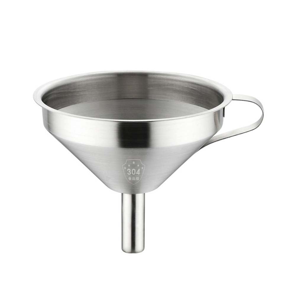 Food Grade Stainless Steel Kitchen Funnel with Strainer Filter for