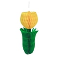 thumbnail image 2 of Dserhfy Spring Tulip Flower Honeycomb Centerpieces Paper Tulip Floral Honeycomb Ceiling Hanging Decoration for Office Home Wedding Birthday Decor, 2 of 8