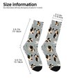 thumbnail image 2 of Fuzoiu Funny Beagle Active Dog Print Kids Socks For Boys Girls,Grip Crew Socks with Non Slip,Lightweight Stretch Crew Socks,Toddlers Crew Boot Socks, 2 of 5