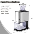 thumbnail image 2 of Costway Electric Stainless Steel Ice Crusher  Maker Machine Professional Tabletop, 2 of 9