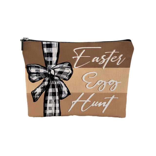 Bolsas de Regalo de Burlap Pequeñas Bolsa de Burlaps de Conejo de Pascua Bolsa de Almacenamiento Multifuncional de Lápiz de Estudiante 9,84 × 6,69 Pulgadas para Regalar a la Familia O un Amigo Como Re