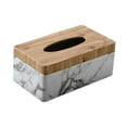 thumbnail image 3 of Tissue Box Facial Tissue Holder Case Organizer Hotel Marbling, 3 of 8