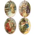 thumbnail image 7 of Father Santa Victorian Style Ceramic Christmas Ornament Bundle, 7 of 7
