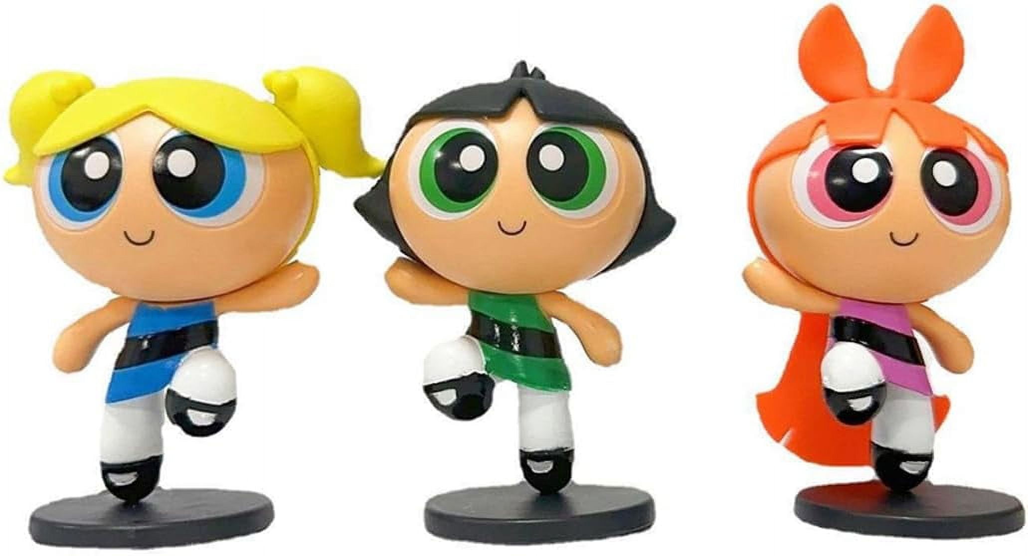 Guvpev 4Pcs The Power Puff Girls Action Figures Toy Set 3.5