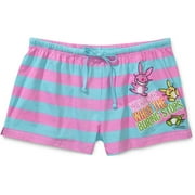 Juniors Stripe Pajama Shorts
