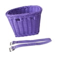 thumbnail image 2 of koolsoo Kid's Front Handlebar Bike Basket Imitation Rattan Easily Install Detachable, 2 of 9