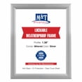 thumbnail image 2 of M&T Displays Lockable Weatherproof Snap Poster Frame 8.5x11 Inch Silver 1.38" Aluminum Front Loading Wall Mounting Picture Photo Document Certificate Sign Holder Mitered Corner Anti Glare Cover, 2 of 10