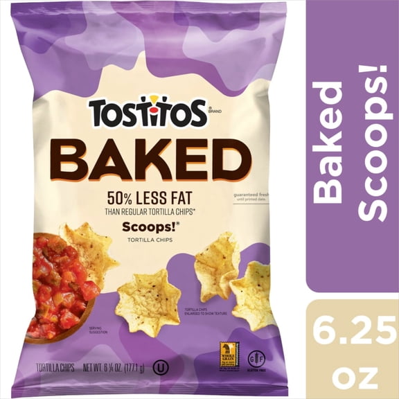 (1 Pack)-Tostitos Baked Scoops Tortilla Chips 6.25 oz