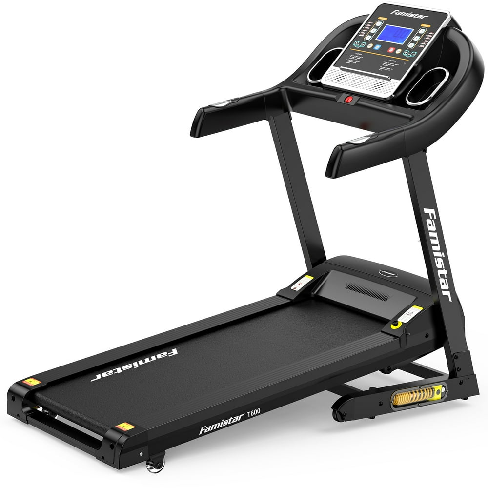 Famistar T600 3.5HP Folding Electric Treadmill 300LBS with 15 Level